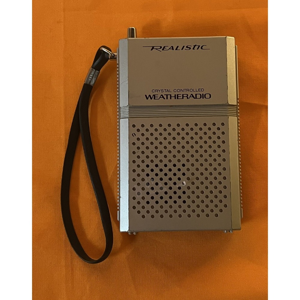 Vintage Realistic Weatheradio Hand Held Portable Model 12-151 Untested